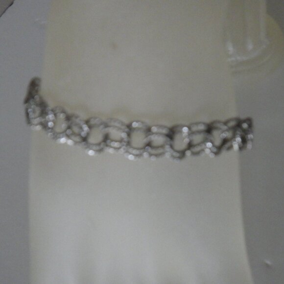Women's Charm Bracelet - Silver in Colour, 7 " Dressy - Add Your Memories To It - Picture 2 of 5